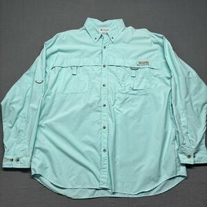 Men’s Columbia PFG Vented Hiking Long Sleeve UPF 30+ Shirt Size XL